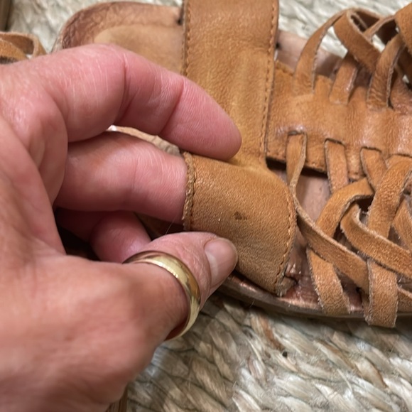 Extra soft leather huarache sandals - Picture 5 of 5